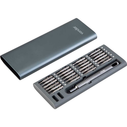 Jogo de bits e ponteiras de precisão encaixe sextavado de 4 mm 51 peças Jogo de bits e ponteiras de precisão encaixe sextavado de 4 mm 51 peças