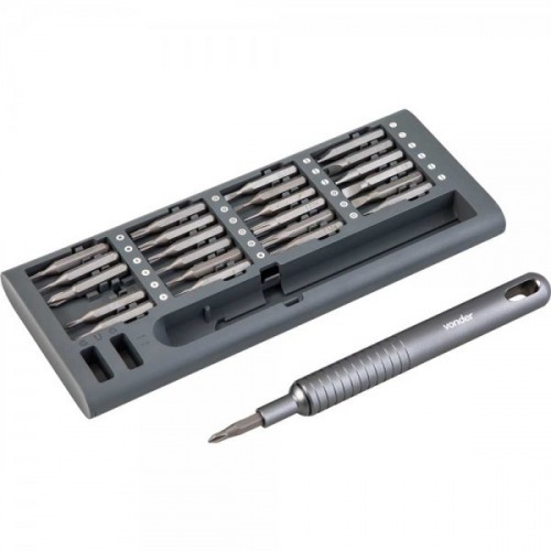 Jogo de bits e ponteiras de precisão encaixe sextavado de 4 mm 51 peças Jogo de bits e ponteiras de precisão encaixe sextavado de 4 mm 51 peças