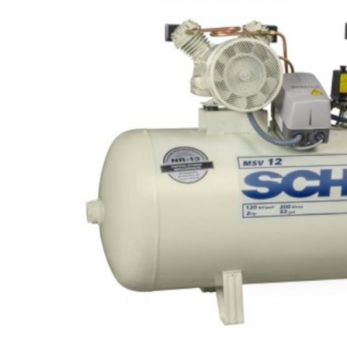 Compressor de ar odontológico 12 pés 200 litros monofásico - MSV12/200  220V Compressor de ar odontológico 12 pés 200 litros monofásico - MSV12/200  220V