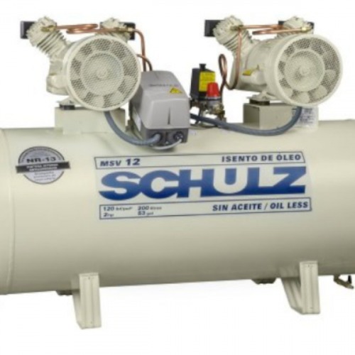 Compressor de ar odontológico 12 pés 200 litros monofásico - MSV12/200  220V Compressor de ar odontológico 12 pés 200 litros monofásico - MSV12/200  220V