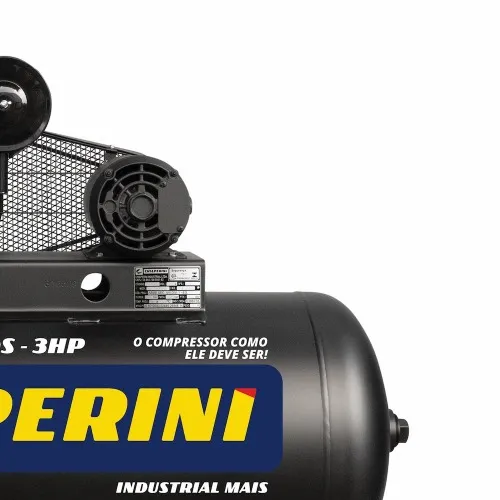 Compressor de ar 15 pés 200 litros 3 hp 175 lbs monofásico - CJ 15+ APV 200L  110V/220V