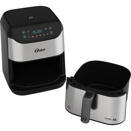 Fritadeira elétrica sem óleo air fryer digital 5L 1700W Painel Touch - OFRT930 110V Fritadeira elétrica sem óleo air fryer digital 5L 1700W Painel Touch - OFRT930 110V