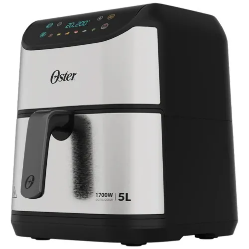 Fritadeira elétrica sem óleo air fryer digital 5L 1700W  Painel Touch - OFRT930  110V
