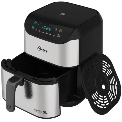 Fritadeira elétrica sem óleo air fryer digital 5L 1700W  Painel Touch - OFRT930  110V