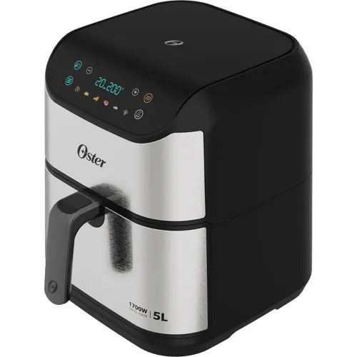 Fritadeira elétrica sem óleo air fryer digital 5L 1700W  Painel Touch - OFRT930  110V