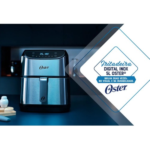 Fritadeira elétrica sem óleo air fryer digital 5L 1700W Painel Touch - OFRT930 110V Fritadeira elétrica sem óleo air fryer digital 5L 1700W Painel Touch - OFRT930 110V