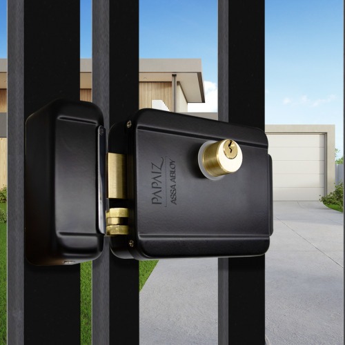 Fechadura elétrica de sobrepor para portão - AA-ERLP Fechadura elétrica de sobrepor para portão - AA-ERLP