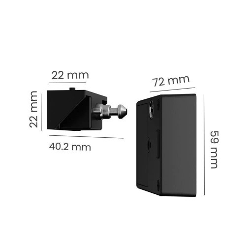 Fechadura eletrônica invisível para moveis gavetas e armários - PPZ-1002 Fechadura eletrônica invisível para moveis gavetas e armários - PPZ-1002