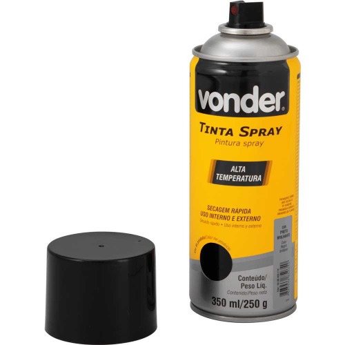 Tinta spray alta temperatura 350 ml