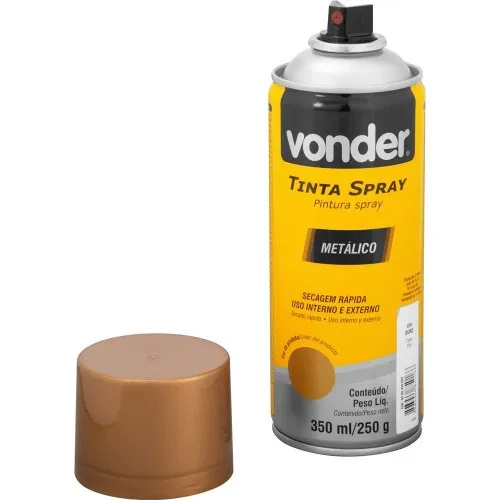 Tinta spray metálico 350 ml