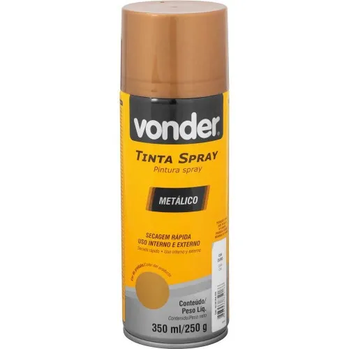 Tinta spray metálico 350 ml