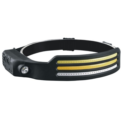 Lanterna de cabeça recarregável 3 LEDs COB 500 lúmens - BOM-4008 Lanterna de cabeça recarregável 3 LEDs COB 500 lúmens - BOM-4008