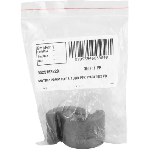 Matriz 20 mm para tubo PEX para alicate crimpador ACV/ACH 1632
