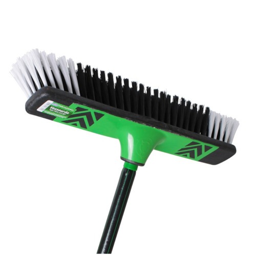 Vassoura tipo gari cepa plstica 40 cm com cabo 1,4 m - 38115