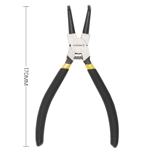 Alicate para anis interno bico curvo 7