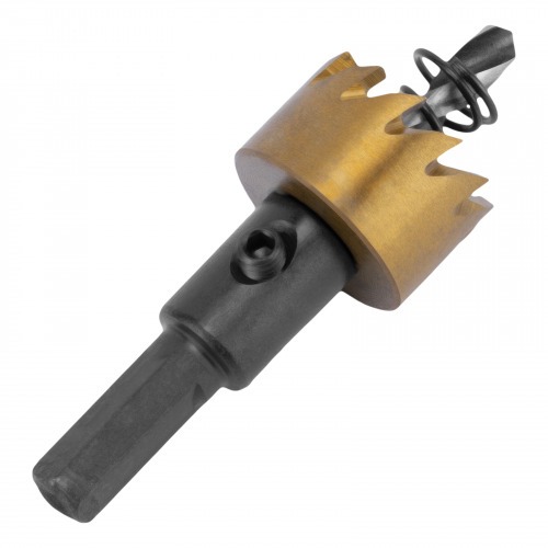 Serra copo para metal 22 mm revestimento em Nitreto de Tit�nio com suporte