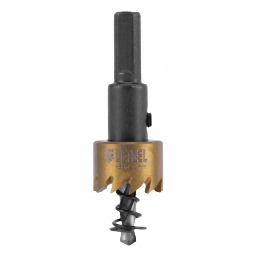 Serra copo para metal 20 mm revestimento em Nitreto de Titânio com suporte Serra copo para metal 20 mm revestimento em Nitreto de Titânio com suporte