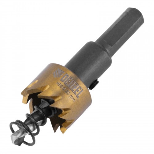 Serra copo para metal 20 mm revestimento em Nitreto de Titânio com suporte Serra copo para metal 20 mm revestimento em Nitreto de Titânio com suporte