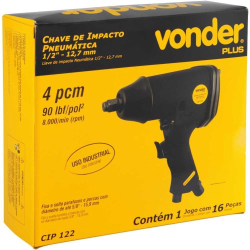 Chave de impacto pneumática encaixe 1/2 Chave de impacto pneumática encaixe 1/2