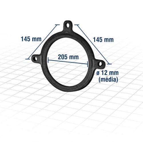 Torno de bancada com base giratria n 8 em ferro nodular