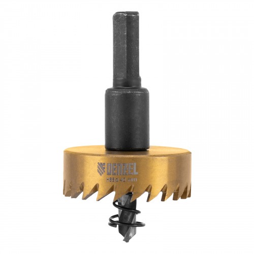 Serra copo para metal 40 mm revestimento em Nitreto de Titânio com suporte Serra copo para metal 40 mm revestimento em Nitreto de Titânio com suporte