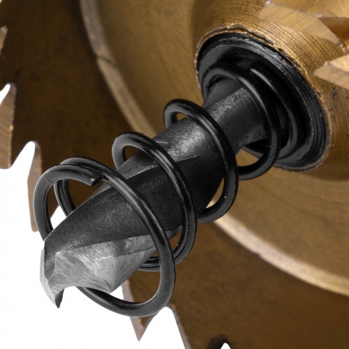 Serra copo para metal 40 mm revestimento em Nitreto de Titânio com suporte Serra copo para metal 40 mm revestimento em Nitreto de Titânio com suporte