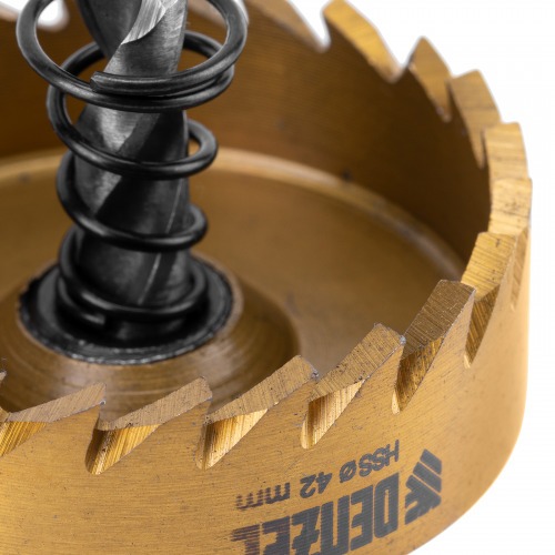 Serra copo para metal 42 mm revestimento em Nitreto de Titnio com suporte