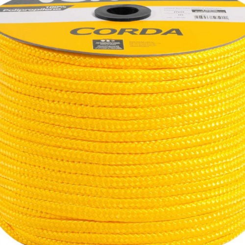 Corda multifilamento trançada 8 mm com rolo de 258 metros Corda multifilamento trançada 8 mm com rolo de 258 metros