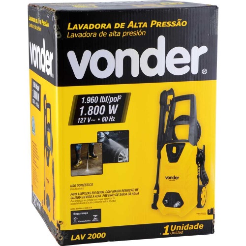 Lavadora de alta pressão 1.960 libras com acessórios - LAV 2000  110V Lavadora de alta pressão 1.960 libras com acessórios - LAV 2000  110V