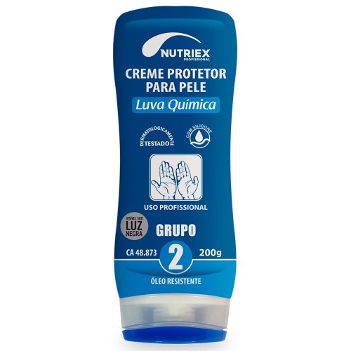 Creme protetor para a pele Luva qumica grupo 2 - 200g