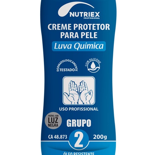 Creme protetor para a pele Luva qumica grupo 2 - 200g