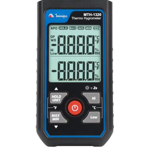 Relógio termo-higrômetro digital -20 a +60°C interno - MTH-1320 Relógio termo-higrômetro digital -20 a +60°C interno - MTH-1320