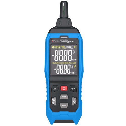 Relgio termo-higrmetro digital -40 a +80C interno - MTH-1390