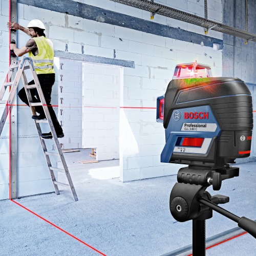 Nvel  laser com 3 linhas 360 alcance de 30 metros - GLL3-80