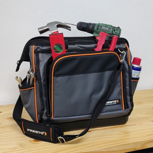 Bolsa para ferramentas 400 x 255 x 355 mm com 49 bolsos