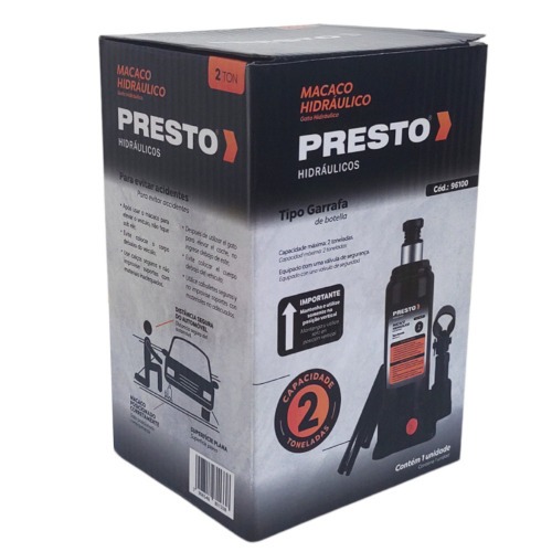 Macaco hidráulico tipo garrafa 2 toneladas - 96100 Macaco hidráulico tipo garrafa 2 toneladas - 96100