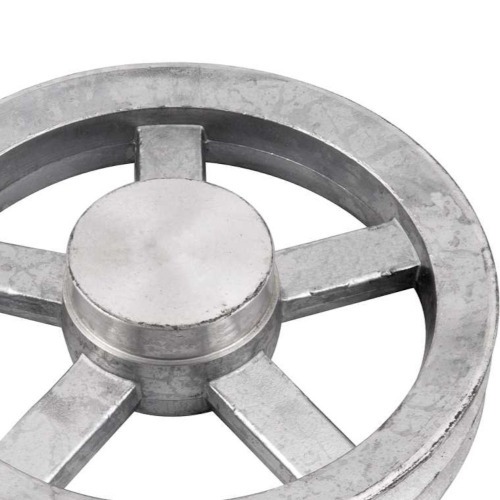 Polia de alumnio 2 canais B - 250 mm