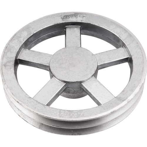 Polia de alumnio 2 canais B - 250 mm