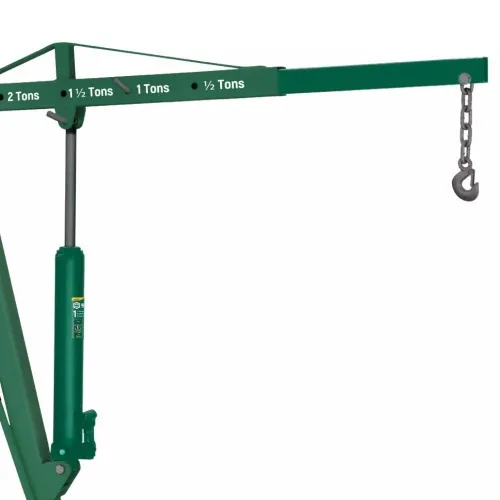 Guincho hidráulico dobrável 2T com prolongador rodagem de ferro - SCAE5843-LA