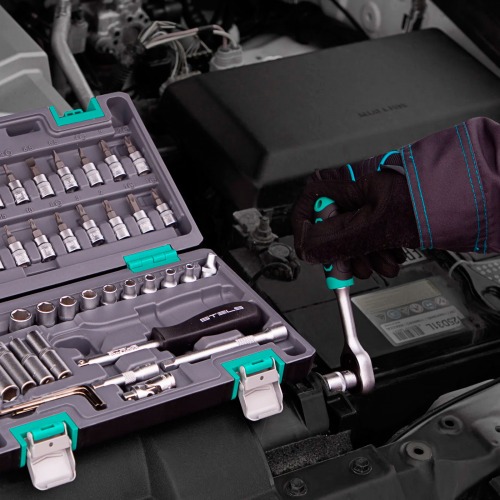 Jogo de soquete sextavado encaixe 1/4 Jogo de soquete sextavado encaixe 1/4