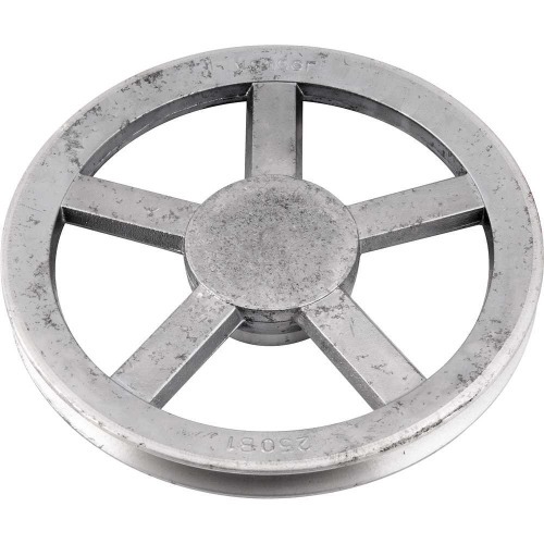 Polia de alumnio 1 canal B - 250 mm 