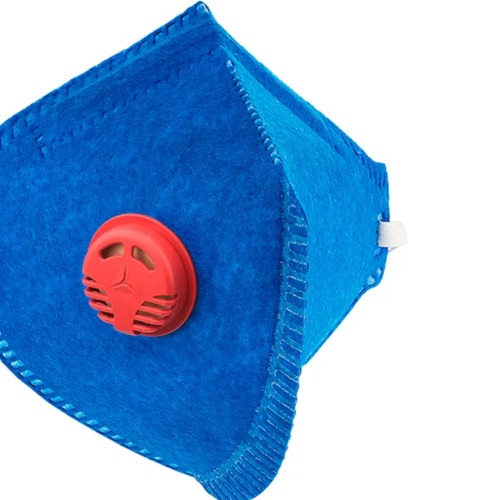 Máscara contra poeiras e névoas com válvula - PFF1 Máscara contra poeiras e névoas com válvula - PFF1