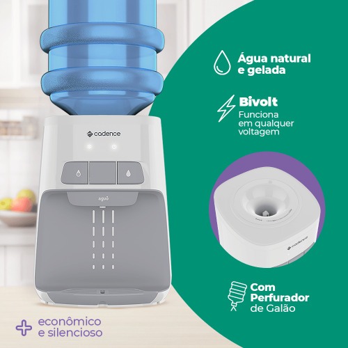 Bebedouro de mesa refrigerado eletrônico bivolt - Aguô  110V/220V Bebedouro de mesa refrigerado eletrônico bivolt - Aguô  110V/220V