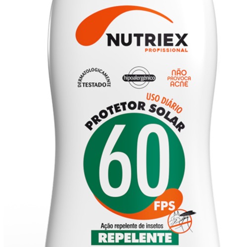 Protetor solar com repelente fps 60 profissional 120 ml