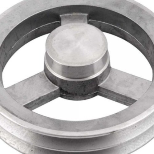 Polia de alum�nio 2 canais B - 200 mm