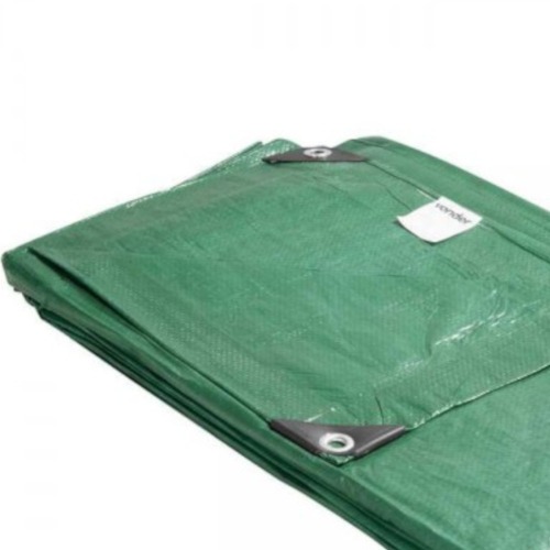 Lona de polietileno verde 5 m x 4 m