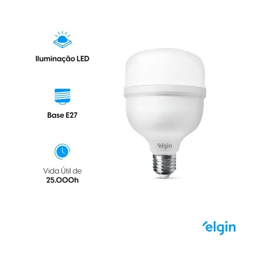 Lâmpada led super bulbo 20W 1680 lúmens branca fria - A80  110V/220V