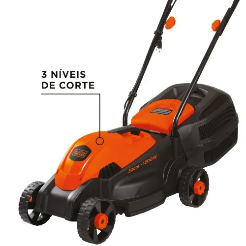 Cortador de grama elétrico 1.200W corte de 32 cm com recolhedor - GR1000  220V