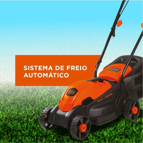 Cortador de grama elétrico 1.200W corte de 32 cm com recolhedor - GR1000  220V