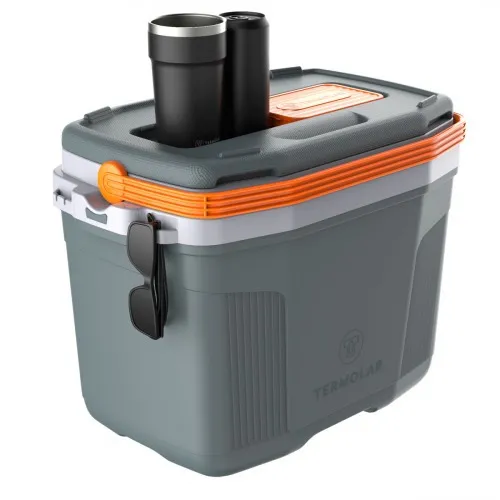Caixa térmica 32 litros com alça cinza 3502 - SUV 32L 
